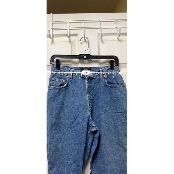 CLF Sonoma Women's Size 6 Blue Jeans Straight Crop Medium Wash Cotton Blend - Picture 4 of 7